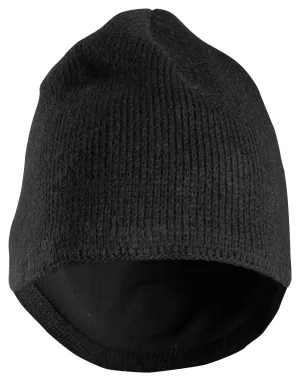 Snickers 9084 Logo Beanie Zwart voorkant