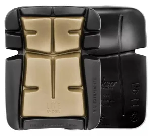 Snickers 9119 D3O® Lite Vloerleggers Kniebeschermers Zwart - Zand, voorkant