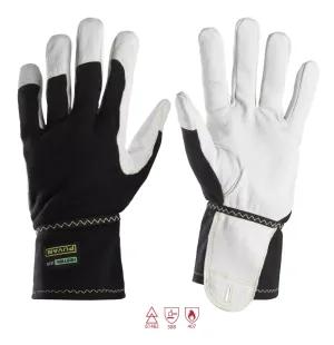 Snickers 9360 ProtecWork, Handschoenen Wit - Zwart voorkant
