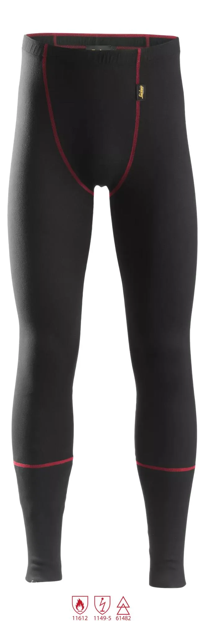 Snickers 9460 ProtecWork, Onderbroek Zwart voorkant