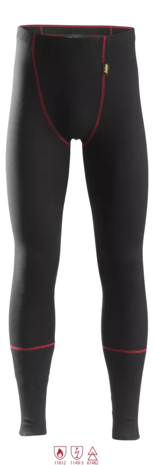 Snickers 9460 ProtecWork, Onderbroek Zwart voorkant