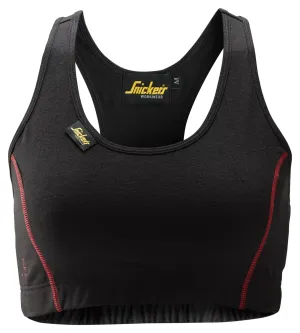 Snickers 9465 ProtecWork, Sportbeha Zwart voorkant