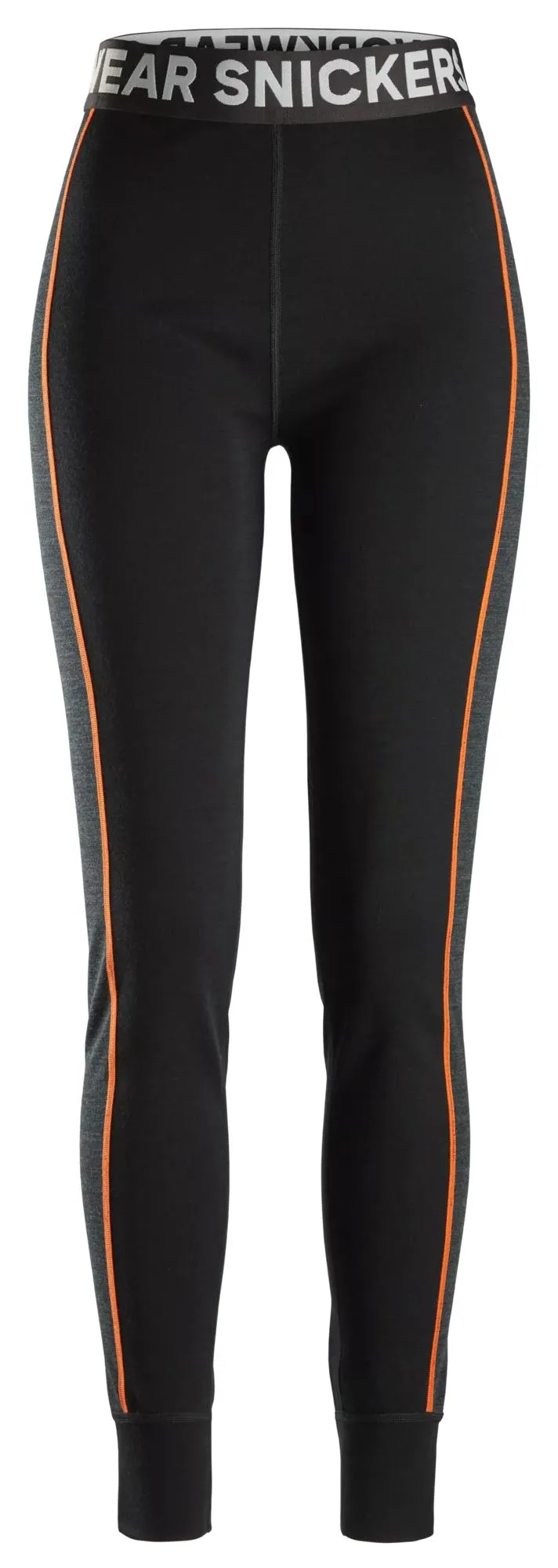 Snickers 9471 Merino Wollen Basislaag Stay Warm Dameslegging Zwart - Antraciet voorkant
