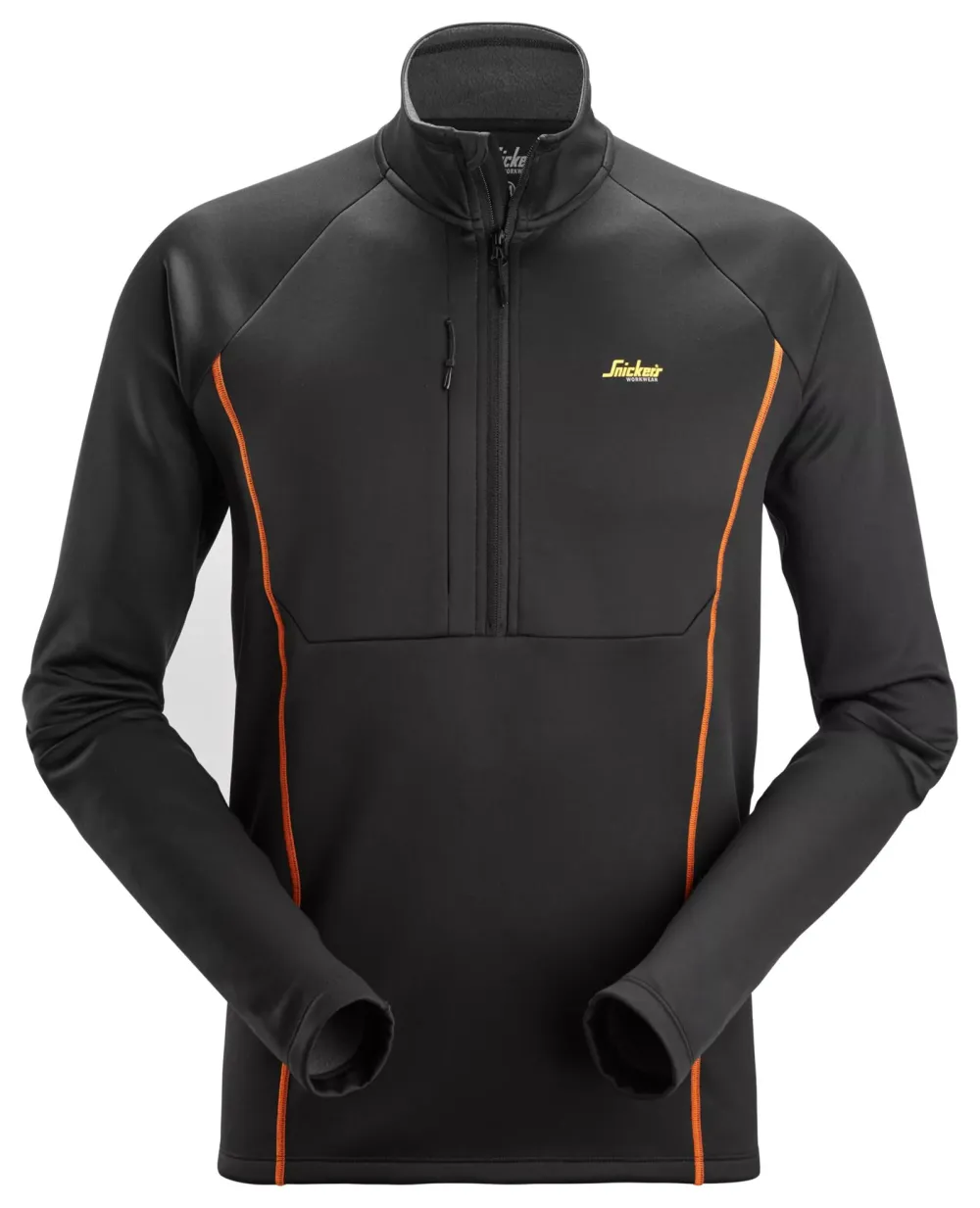 Snickers 9485 Thermische Basislaag Fusion Top Zwart voorkant