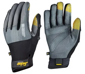 Snickers 9574 Precision Protect Handschoenen Zilvergrijs - Zwart voorkant