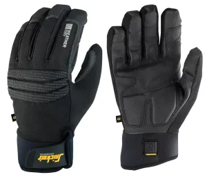 Snickers 9579 Weather Dry Handschoenen Zwart - Zwart voorkant