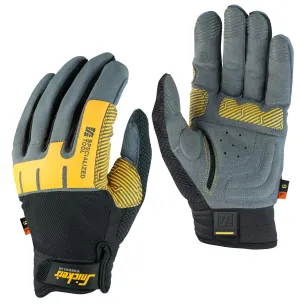 Snickers 9597 Specialistische Gereedschaps Handschoen, Links Zilver Grijs - Zwart voorkant