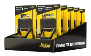 Snickers 9736 Hamerhouder - Display Box 10 st Zwart voorkant