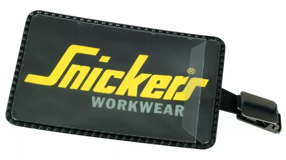 Snickers 9760 Badgehouder Zwart voorkant