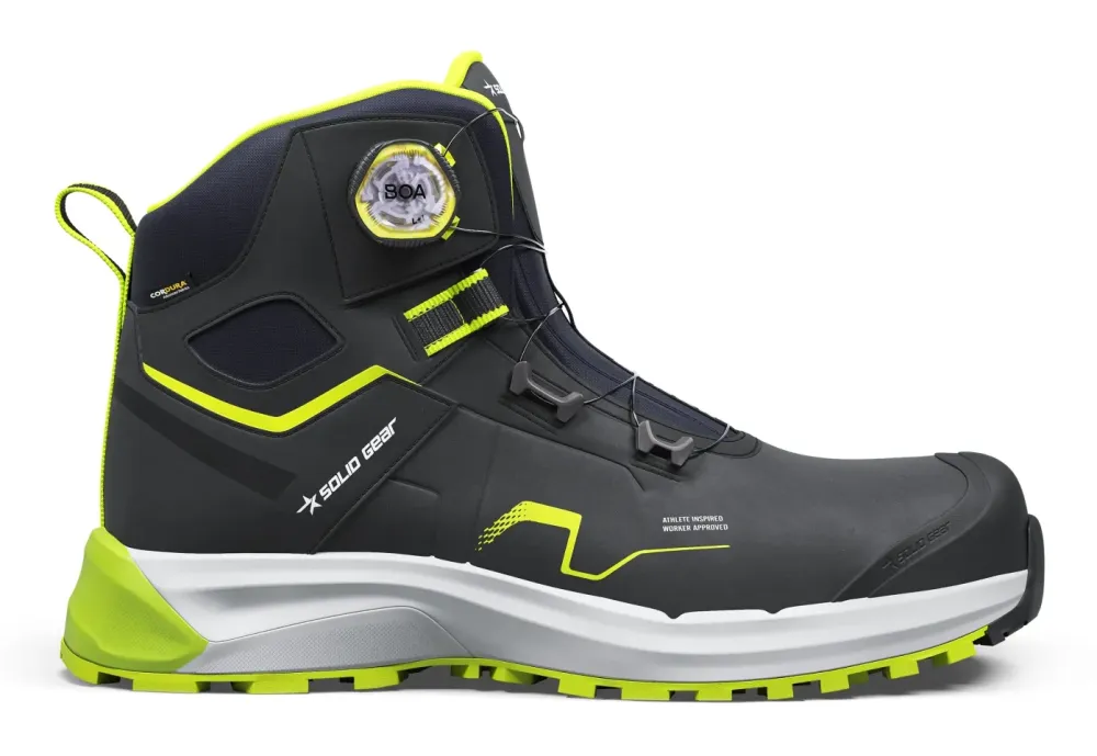 Solid Gear Sonar Mid Green S3S Standaard voorkant
