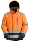 Snickers AlroundWork, High-Vis Waterproof 37.5® Isolerend Jack Klasse 3 1132 - Afbeelding 2