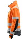 Snickers AllroundWork, High-Vis Softshell Damesjack Klasse 2/3 1237 - Afbeelding 3