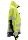 Snickers AllroundWork, High-Vis Softshell Damesjack Klasse 2/3 1237 - Afbeelding 8