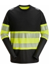 Snickers HV Cl 1 Long-Slv T-shirt 2430 - Afbeelding 1