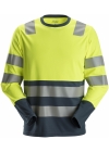 Snickers AllroundWork, High-Vis T-Shirt met lange mouwen KL2 2433 - Afbeelding 1