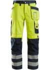 Snickers Broek High Visibility, klasse 2 3233 - Afbeelding 1