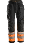 Snickers AllroundWork , High-Vis Werkbroek+ met Holsterzakken Klasse 1 6233 - Afbeelding 1