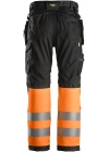Snickers AllroundWork , High-Vis Werkbroek+ met Holsterzakken Klasse 1 6233 - Afbeelding 2