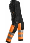 Snickers AllroundWork , High-Vis Werkbroek+ met Holsterzakken Klasse 1 6233 - Afbeelding 4