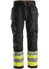 Snickers AllroundWork , High-Vis Werkbroek+ met Holsterzakken Klasse 1 6233 - Afbeelding 5
