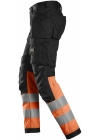 Snickers High-Vis, Class 1 Stretch Trousers Holster Pockets 6234 - Afbeelding 3