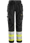 Snickers High-Vis, Klasse 1 Dames Stretch Werkbroek met Holsterzakken 6734 - Afbeelding 5