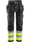 Snickers FlexiWork, HV Werkbroek+ met holsterzakken, kl 1 6931 - Afbeelding 1