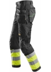 Snickers FlexiWork, HV Werkbroek+ met holsterzakken, kl 1 6931 - Afbeelding 3