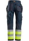 Snickers FlexiWork, HV Werkbroek+ met holsterzakken, kl 1 6931 - Afbeelding 6