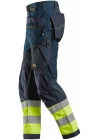 Snickers FlexiWork, HV Werkbroek+ met holsterzakken, kl 1 6931 - Afbeelding 7
