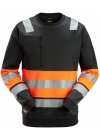 Snickers High-Vis Klasse 1, Sweatshirt 8031 - Afbeelding 1