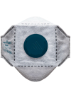 Portwest P292 EAGLE FFP2 Koolstof gevouwen plat masker (10 stuks) - Afbeelding 1