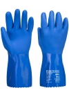 Portwest A881 Chemiebestendige blauwe PVC handschoen - Afbeelding 1