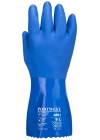 Portwest A881 Chemiebestendige blauwe PVC handschoen - Afbeelding 3
