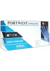 Portwest A925 Poedervrije Nitril Wegwerphandschoen (100 stuks) - Afbeelding 3
