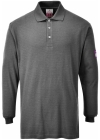 Portwest FR10 Vlamvertragende Antistatische lange mouw Polo Shirt - Afbeelding 2