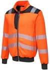 Portwest PW370 PW3 Hi-Vis sweatshirt met rits - Afbeelding 3