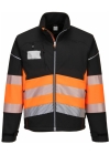 Portwest PW375 PW3 Hi-Vis Softshell jack (3L) Klasse 1 - Afbeelding 1