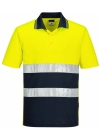 Portwest S175 HiVis lichtgewicht contrast Poloshirt Korte Mouw - Afbeelding 1