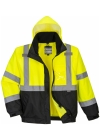 Portwest S365 Hi-Vis Premium 3-in-1 Premium Contrast Bomberjack - Afbeelding 3