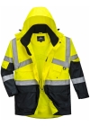Portwest S760 Hi-Vis Tweekleuren Ademend Jack - Afbeelding 1