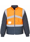 Portwest S769 Hi-Vis ademend 2-in-1 contrast omkeerbaar jack - Afbeelding 1