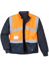 Portwest S769 Hi-Vis ademend 2-in-1 contrast omkeerbaar jack - Afbeelding 3