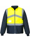 Portwest S769 Hi-Vis ademend 2-in-1 contrast omkeerbaar jack - Afbeelding 6